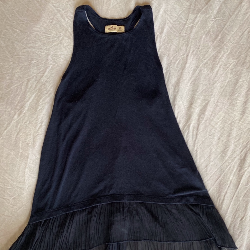 Hollister Navy Tank Top